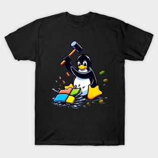 Linux Beats Windows T-Shirt